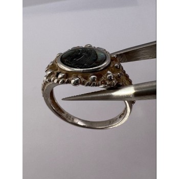 925 STERLING SILVER MOTHER OF PEARL RING SIZE 6.5