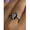 925 Sterling Silver Dark Blue & White Sapphire Ring Size 9 ; 7 ; 6.5