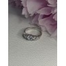 Shiny 925 Sterling Silver CZ Ring Size 7