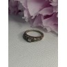 925 Sterling Silver Diamond Ring Size 6