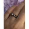925 Sterling Silver Diamond Ring Size 6