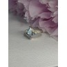 925 Sterling Silver Topaz Ring Size 7.5