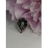 925 Sterling Silver Sapphire & CZ Ring Size 7.5