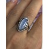 925 Sterling Silver Crystal & CZ Ring Size 9