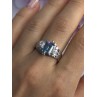 925 Sterling Silver CZ Ring Size 9