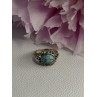 Vintage 925 Sterling Silver Turquoise Ring Size 5