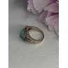 Vintage 925 Sterling Silver Turquoise Ring Size 5