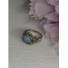 Vintage 925 Sterling Silver Turquoise Ring Size 5