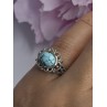 Vintage 925 Sterling Silver Turquoise Ring Size 5