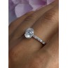 Shiny 925 Sterling Silver CZ Ring Size 10