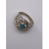925 Sterling Silver Turquoise Ring Size 8.5