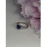 925 Sterling Silver Star Sapphire Ring Size 6