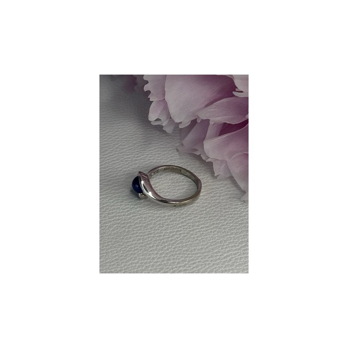 925 Sterling Silver Star Sapphire Ring Size 6
