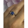 925 Sterling Silver Star Sapphire Ring Size 6