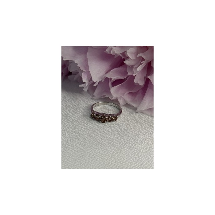 925 Sterling Silver Tourmaline Ring Size 8