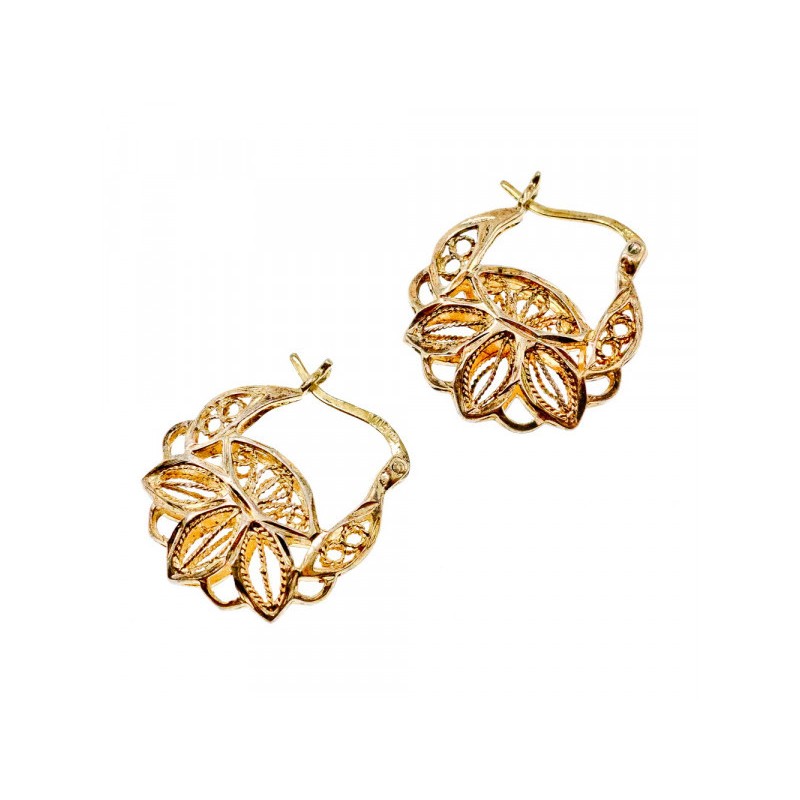 925 Sterling Silver Gold Plated Earrings
