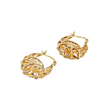 925 Sterling Silver Gold Plated Earrings