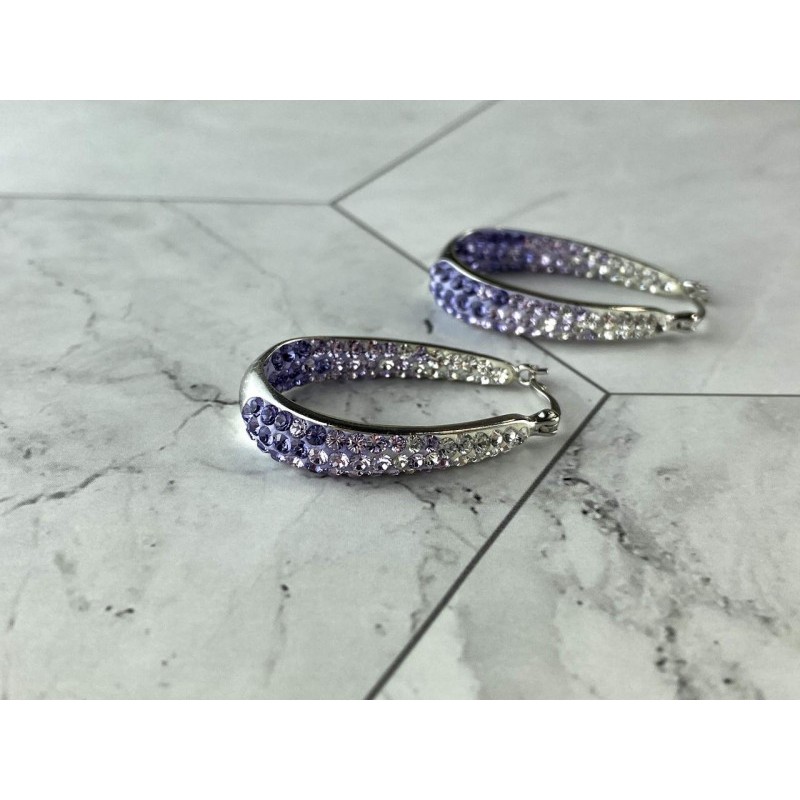 925 Sterling Silver Multicolor CZ 