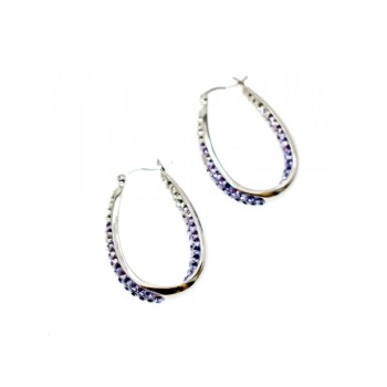 925 Sterling Silver Multicolor CZ 