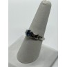 925 Sterling Silver & Topaz Ring Size 8