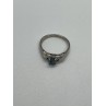 925 Sterling Silver & Topaz Ring Size 8