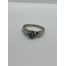 925 Sterling Silver & Topaz Ring Size 8
