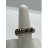 925 Sterling Silver & Twisted Wire & CZ Ring Size 8.5