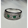 925 Sterling Silver CZ Ring Size 8