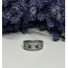 925 Sterling Silver CZ Ring Size 8