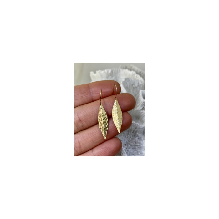 14K YELLOW GOLD AUTUMN MOOD EARRINGS