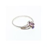 925 Sterling Silver Amethyst Ring Size 9