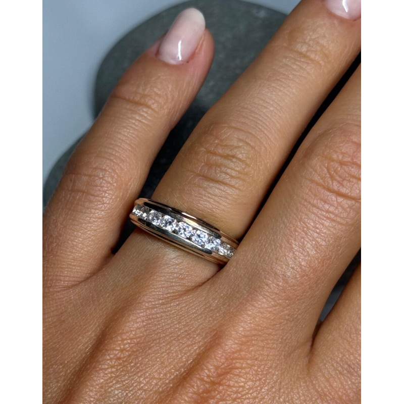 925 Sterling Silver CZ Ring Size 6