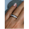 925 Sterling Silver CZ Ring Size 6