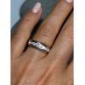 925 Sterling Silver CZ Ring Size 6