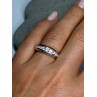 925 Sterling Silver CZ Ring Size 6