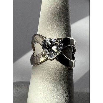 925 Sterling Silver Ncz Heart Ring Size 6
