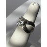 925 Sterling Silver Ncz Heart Ring Size 6