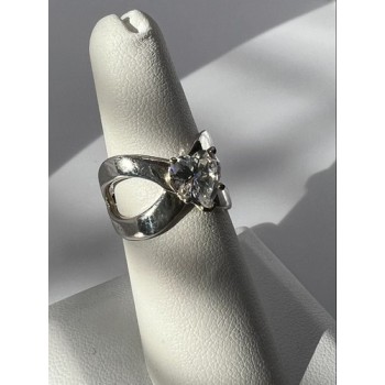 925 Sterling Silver Ncz Heart Ring Size 6