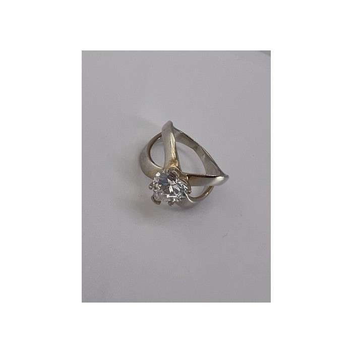 925 Sterling Silver Ncz Heart Ring Size 6