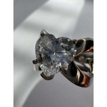 925 Sterling Silver Ncz Heart Ring Size 6