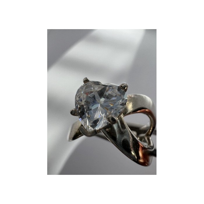 925 Sterling Silver Ncz Heart Ring Size 6