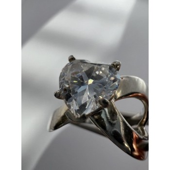 925 Sterling Silver Ncz Heart Ring Size 6