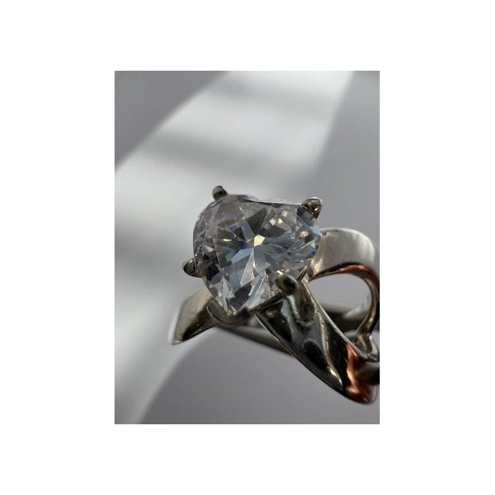 925 Sterling Silver Ncz Heart Ring Size 6