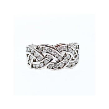 925 Sterling Silver CZ Ring Size 7
