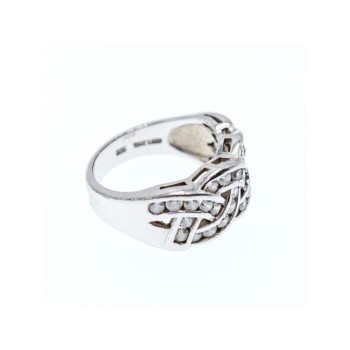 925 Sterling Silver CZ Ring Size 7