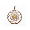 925 Sterling Silver & 14k Yellow Gold Pendant
