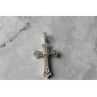 925 STERLING SILVER DIAMONDS CROSS PENDANT