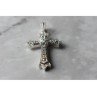 925 STERLING SILVER DIAMONDS CROSS PENDANT