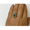 925 Sterling Silver Black Onyx Ring Size 6.5