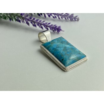 925 STERLING SILVER TURQUOISE PENDANT